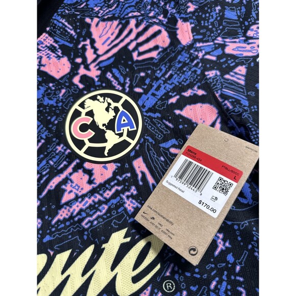 Nike Club America 24/25 Third Dri Fit Adv Authentic Jersey FQ4288-434 Mens Large - Picture 7 of 12